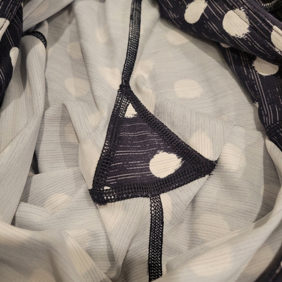 Outdoor Voices Workout Leggings Polka Dot Tech Sweat 3/4 Size S - Picture 9 of 12